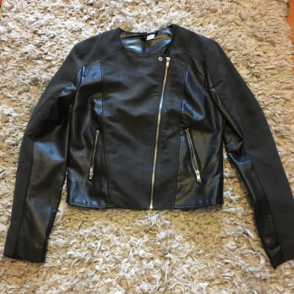 Leather Jacket H&M